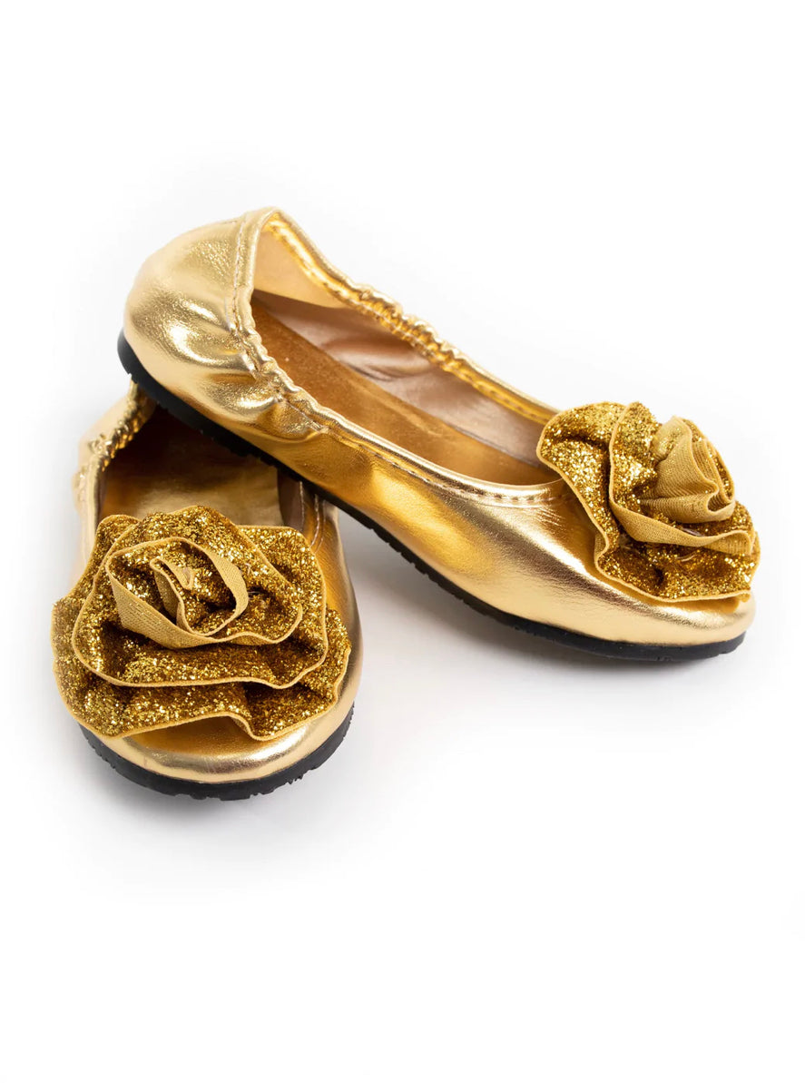 Gold Sparkly Shoes â Pattywhacks Inc